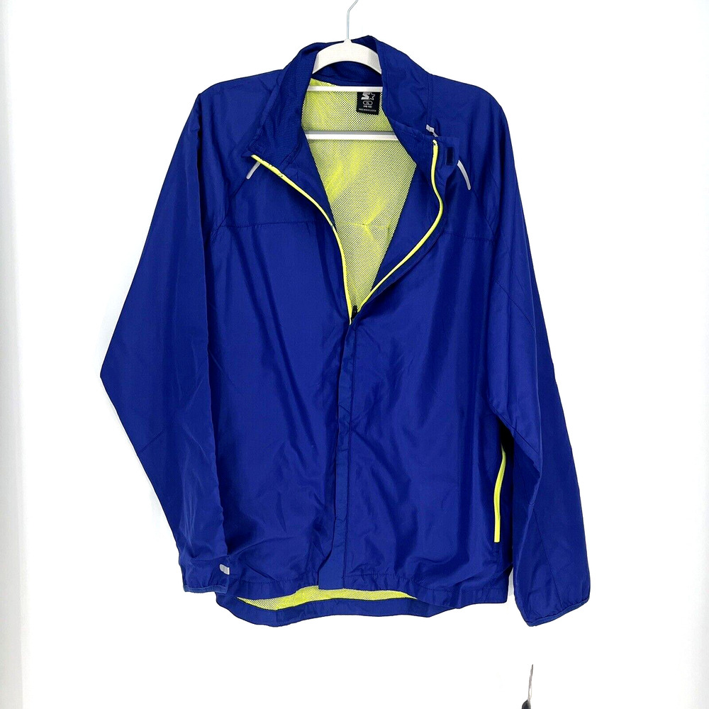 Starter Wind Jacket Mens XL (46-48)‎ Royal Ocean Blue Full Zip Golf NWT